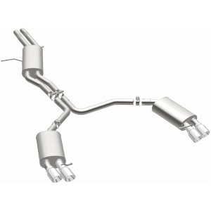 Audi S4 Performance Exhaust - Magnaflow - Touring Cat Back - Polished - `10-`16