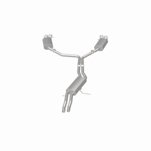 Audi S4 Performance Exhaust - Magnaflow - Touring Cat Back - Polished - `10-`16