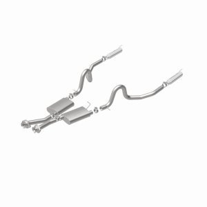 Ford Mustang Performance Exhaust - Rear - Magnaflow - Cat Back Dual Split Rear Exit - Polished - `99-`04