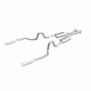Ford Mustang Performance Exhaust - Rear - Magnaflow - Cat Back Dual Split Rear Exit - Polished - `99-`04