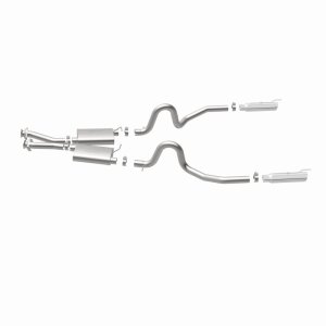 Ford Mustang Performance Exhaust - Rear - Magnaflow - Cat Back Dual Split Rear Exit - Polished - `99-`04