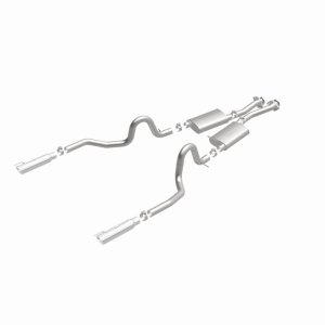Ford Mustang Performance Exhaust - Rear - Magnaflow - Cat Back Dual Split Rear Exit - Polished - `99-`04