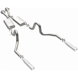 Ford Mustang Performance Exhaust - Rear - Magnaflow - Cat Back Dual Split Rear Exit - Polished - `99-`04