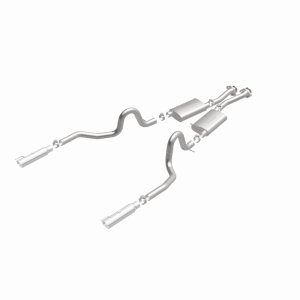 Ford Mustang Performance Exhaust - Rear - Magnaflow - Cat Back Dual Split Rear Exit - Polished - `99-`04
