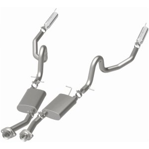Ford Mustang Performance Exhaust - Rear - Magnaflow - Cat Back Dual Split Rear Exit - Polished - `99-`04