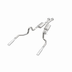 Ford Mustang Performance Exhaust - Rear - Magnaflow - Cat Back Dual Split Rear Exit - Polished - `99-`04