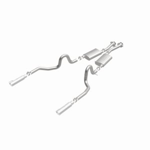 Ford Mustang Performance Exhaust - Rear - Magnaflow - Cat Back Dual Split Rear Exit - Polished - `99-`04