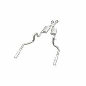 Ford Mustang Performance Exhaust - Rear - Magnaflow - Cat Back Dual Split Rear Exit - Polished - `99-`04