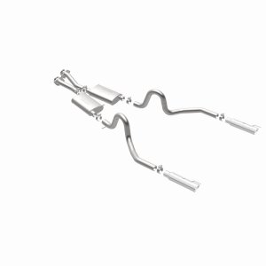 Ford Mustang Performance Exhaust - Rear - Magnaflow - Cat Back Dual Split Rear Exit - Polished - `99-`04