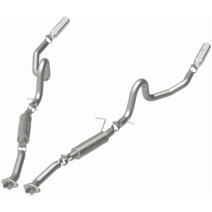 Ford Mustang Performance Exhaust - Dual Split Rear Exit - Magnaflow - Competition Series Cat Back - `99-`04