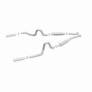 Ford Mustang Performance Exhaust - Dual Split Rear Exit - Magnaflow - Competition Series Cat Back - `99-`04