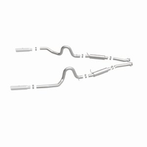 Ford Mustang Performance Exhaust - Dual Split Rear Exit - Magnaflow - Competition Series Cat Back - `99-`04