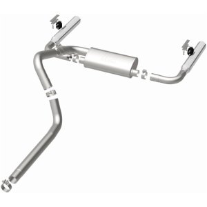 Pontiac Firebird Performance Exhaust - Dual Rear Exit - Magnaflow - Street Series Cat-Back - Stainless Steel - `98-`02