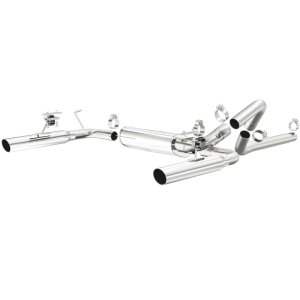 Pontiac Firebird Performance Exhaust - Dual Rear Exit - Magnaflow - Street Series Cat-Back - Stainless Steel - `98-`02