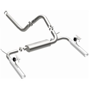 Pontiac Firebird Performance Exhaust - Dual Rear Exit - Magnaflow - Street Series Cat-Back - Stainless Steel - `98-`02
