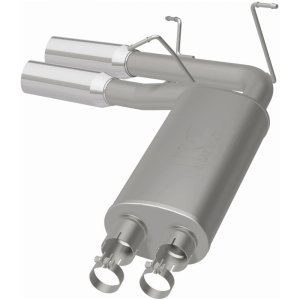 Ford F-150 Performance Exhaust - Rear - Magnaflow - Cat Back, Street Series, Dual Same Side Exit - Polished - `99-`03