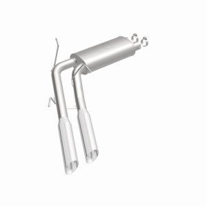 Ford F-150 Performance Exhaust - Rear - Magnaflow - Cat Back, Street Series, Dual Same Side Exit - Polished - `99-`03