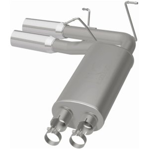 Ford F-150 Performance Exhaust - Rear - Magnaflow - Cat Back, Street Series, Dual Same Side Exit - Polished - `99-`03