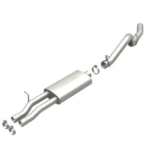 GMC 2500HD Performance Exhaust - Single Passenger Side Rear Exit - Magnaflow - Street Series Cat-Back - Polished - `00-`02