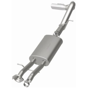 Cadillac Escalade Performance Exhaust - Single Passenger Side Rear - Magnaflow - Street Series Cat-Back - Polished - `00-`02