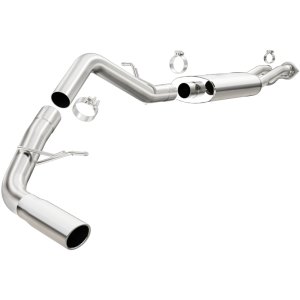 Cadillac Escalade Performance Exhaust - Single Passenger Side Rear - Magnaflow - Street Series Cat-Back - Polished - `00-`02