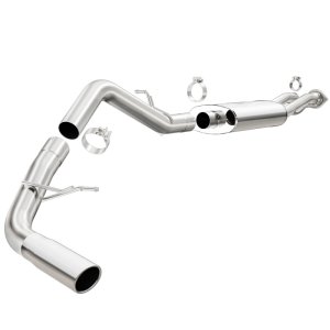 Cadillac Escalade Performance Exhaust - Single Passenger Side Rear - Magnaflow - Street Series Cat-Back - Polished - `00-`02