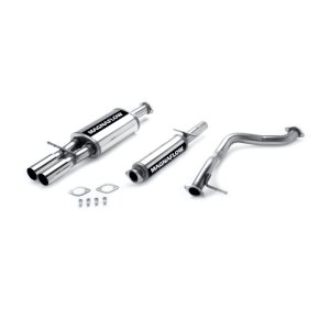 Volkswagen Golf GTI Performance Exhaust - Dual Straight Driver Side Rear - Magnaflow - Cat Back Touring Series - `99-`05