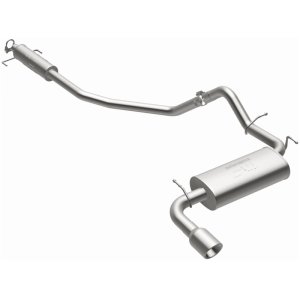 Pontiac Vibe Performance Exhaust - Rear - Magnaflow - Street Series Cat-Back - Polished - 2003