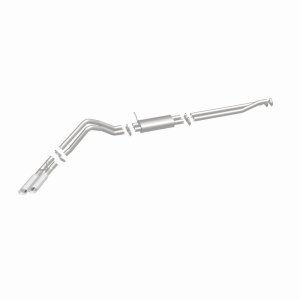 Ford F-150 Performance Exhaust - Dual Same Side Behind Passenger Rear Tire - Magnaflow - Street Series Cat-Back - Polished - `02-`03