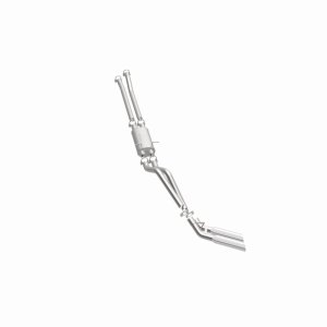 Ford F-150 Performance Exhaust - Dual Same Side Behind Passenger Rear Tire - Magnaflow - Street Series Cat-Back - Polished - `02-`03