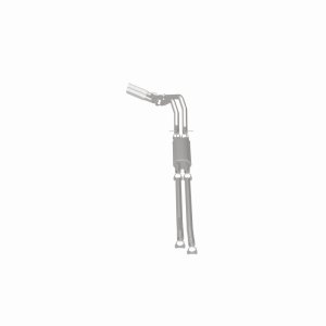 Ford F-150 Performance Exhaust - Dual Same Side Behind Passenger Rear Tire - Magnaflow - Street Series Cat-Back - Polished - `02-`03