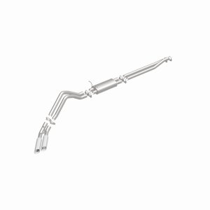 Ford F-150 Performance Exhaust - Dual Same Side Behind Passenger Rear Tire - Magnaflow - Street Series Cat-Back - Polished - `02-`03