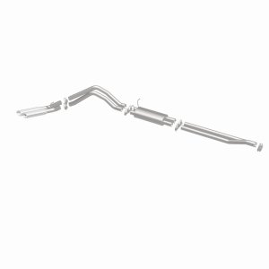 Ford F-150 Performance Exhaust - Dual Same Side Behind Passenger Rear Tire - Magnaflow - Street Series Cat-Back - Polished - `02-`03
