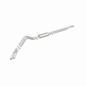 Ford F-150 Performance Exhaust - Dual Same Side Behind Passenger Rear Tire - Magnaflow - Street Series Cat-Back - Polished - `02-`03