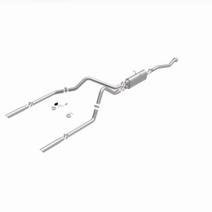 Ford Ranger Performance Exhaust - Dual Split Rear - Magnaflow - Street Series Cat-Back - Polished - `98-`03