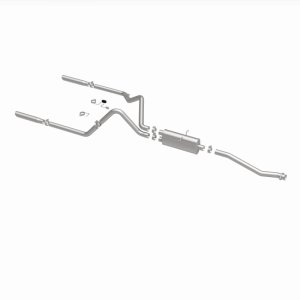 Ford Ranger Performance Exhaust - Dual Split Rear - Magnaflow - Street Series Cat-Back - Polished - `98-`03