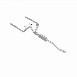 Ford Ranger Performance Exhaust - Dual Split Rear - Magnaflow - Street Series Cat-Back - Polished - `98-`03