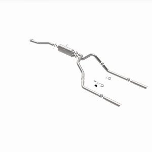 Ford Ranger Performance Exhaust - Dual Split Rear - Magnaflow - Street Series Cat-Back - Polished - `98-`03