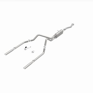 Ford Ranger Performance Exhaust - Dual Split Rear - Magnaflow - Street Series Cat-Back - Polished - `98-`03