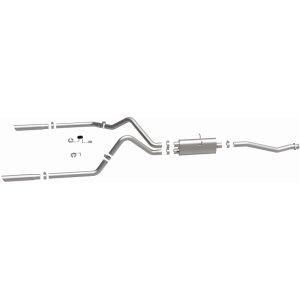 Ford Ranger Performance Exhaust - Dual Split Rear - Magnaflow - Street Series Cat-Back - Polished - `98-`03