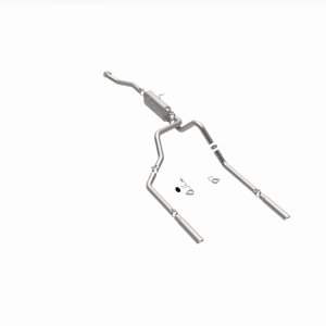 Ford Ranger Performance Exhaust - Dual Split Rear - Magnaflow - Street Series Cat-Back - Polished - `98-`03