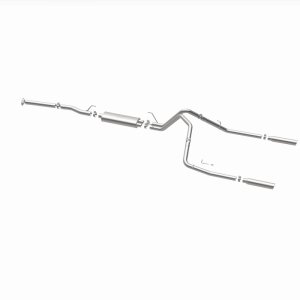Dodge Ram 1500 Performance Exhaust - Rear - Magnaflow - Cat Back, Dual Split Rear Exit - Polished - 2003