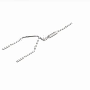 Dodge Ram 1500 Performance Exhaust - Rear - Magnaflow - Cat Back, Dual Split Rear Exit - Polished - 2003