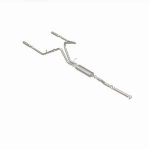 Dodge Ram 1500 Performance Exhaust - Rear - Magnaflow - Cat Back, Dual Split Rear Exit - Polished - 2003