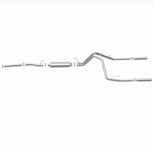 Dodge Ram 1500 Performance Exhaust - Rear - Magnaflow - Cat Back, Dual Split Rear Exit - Polished - 2003