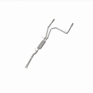 Dodge Ram 1500 Performance Exhaust - Rear - Magnaflow - Cat Back, Dual Split Rear Exit - Polished - 2003