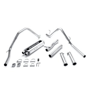 Dodge Ram 1500 Performance Exhaust - Rear - Magnaflow - Cat Back, Dual Split Rear Exit - Polished - 2003