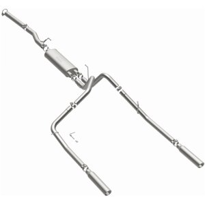 Dodge Ram 1500 Performance Exhaust - Rear - Magnaflow - Cat Back, Dual Split Rear Exit - Polished - 2003