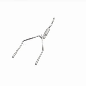 Dodge Ram 1500 Performance Exhaust - Rear - Magnaflow - Cat Back, Dual Split Rear Exit - Polished - 2003