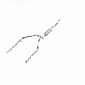 Dodge Ram 1500 Performance Exhaust - Rear - Magnaflow - Cat Back, Dual Split Rear Exit - Polished - 2003